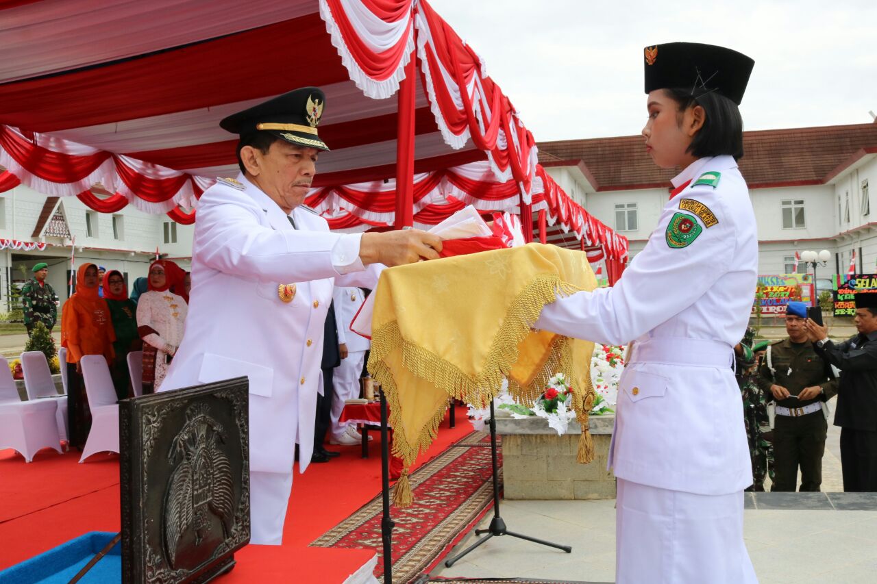 Upacara HUT RI ke-72 TK. Kab. Tapsel Berlangsung Khidmat